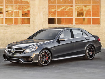 mercedes-benz e-class 2010-2016 (sedan / wagon) Piano Black Pillar Trim