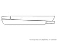 e-class 3M Clear Bra Door Cup Precut PPF Diagram