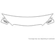 e-class Avery Dennison Clear Bra Hood Precut PPF Diagram