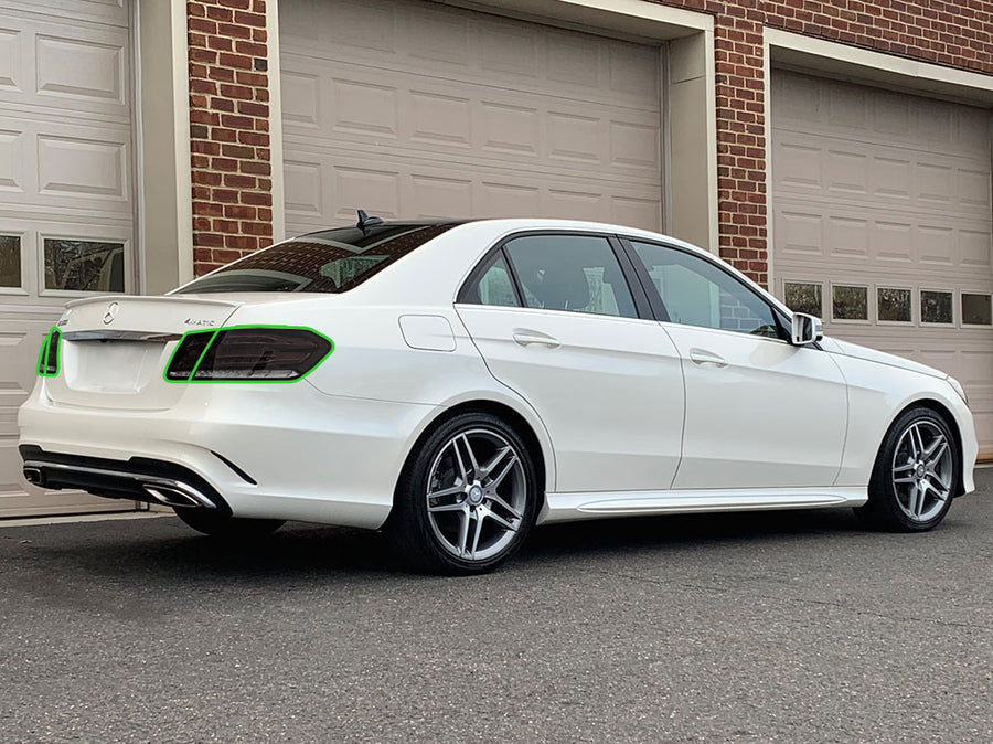 e-class (sedan) Tail Light Tint Installation Points
