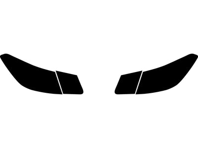 e-class (coupe) Precut Tail Light Tint Diagram