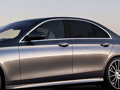 mercedes-benz e-class 2017-2023 (sedan) Gloss Black Pillar Cover Diagram