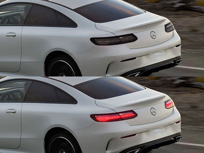 e-class (coupe) Before and After Smoked Taillights