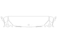 e-class Avery Dennison Clear Bra Hood Precut PPF Diagram
