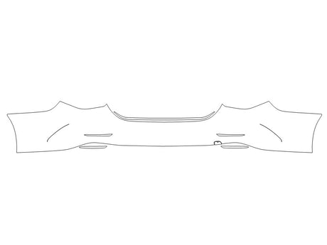 e-class Avery Dennison Clear Bra Door Cup Precut PPF Diagram