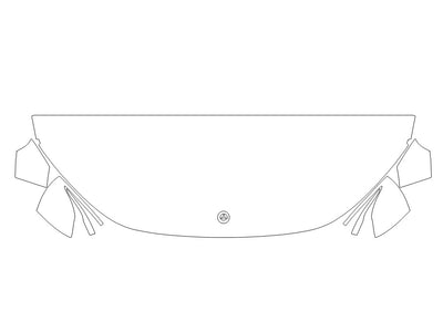 eqe-class Avery Dennison Clear Bra Hood Precut PPF Diagram