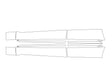 eqe-class 3M Clear Bra Door Cup Precut PPF Diagram