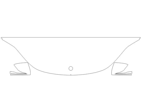 eqs-class Avery Dennison Clear Bra Hood Precut PPF Diagram
