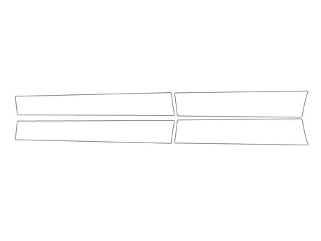 eqs-class Avery Dennison Clear Bra Door Cup Precut PPF Diagram