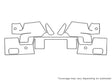 g-class 3M Clear Bra Door Cup Precut PPF Diagram