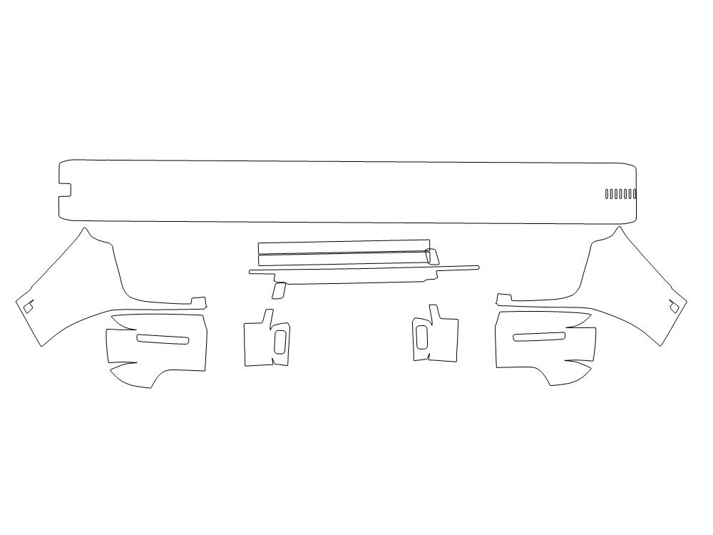3M™ Mercedes-Benz G-Class 2018-2024 Rear Bumper Precut PPF | Clear Bra ...