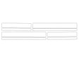 g-class Avery Dennison Clear Bra Door Cup Precut PPF Diagram