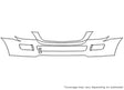 gl-class Avery Dennison Clear Bra Bumper Precut PPF Diagram