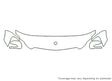 gl-class 3M Clear Bra Hood Precut PPF Diagram