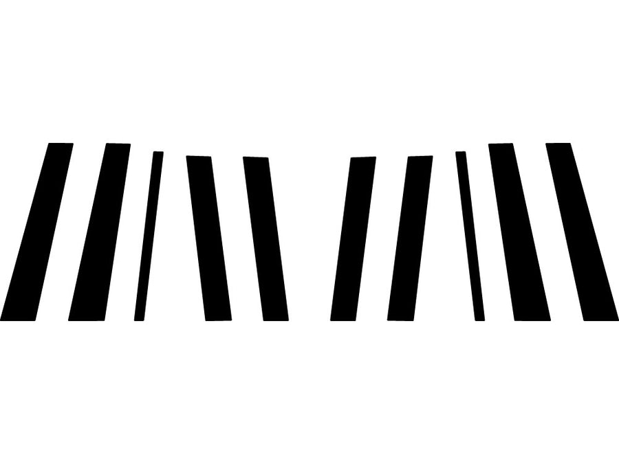 mercedes-benz gl-class 2007-2012 Camo Pillar Trim Diagram