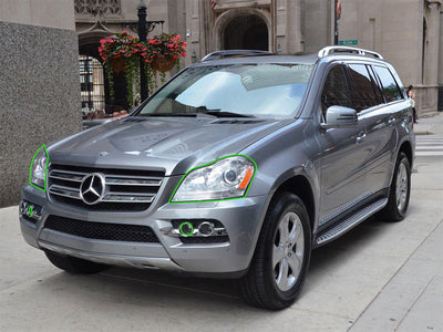 mercedes-benz gl-class 2007-2012 Headlight Protection Installation Location