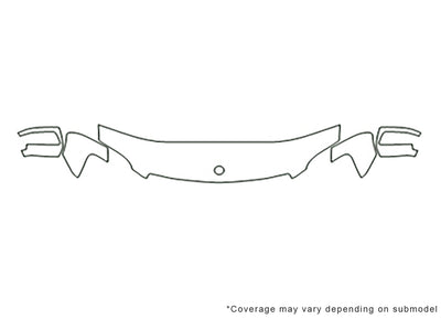 gl-class Avery Dennison Clear Bra Hood Precut PPF Diagram