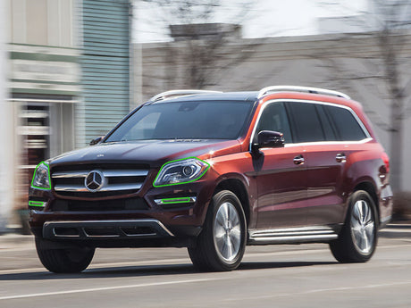 mercedes-benz gl-class 2013-2016 Headlight Protection Installation Location