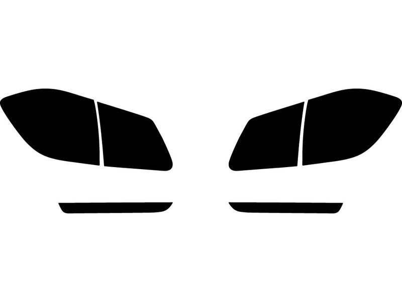 gl-class Precut Tail Light Tint Diagram