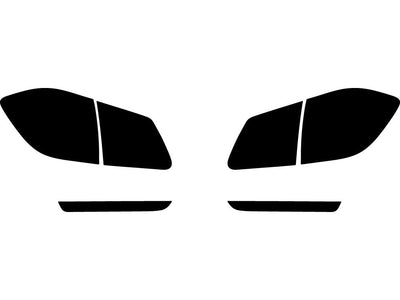 gl-class Precut Tail Light Tint Diagram