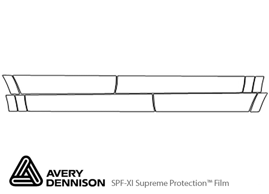 gl-class Avery Dennison Clear Bra Door Cup Precut PPF Diagram