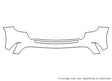 gla-class 3M Clear Bra Door Cup Precut PPF Diagram
