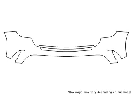gla-class Avery Dennison Clear Bra Door Cup Precut PPF Diagram