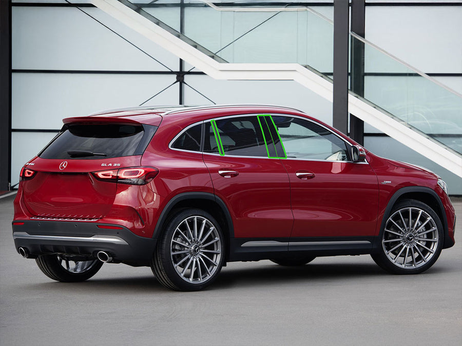 mercedes-benz gla-class 2015-2020 Pillar Post Trim Installation Location