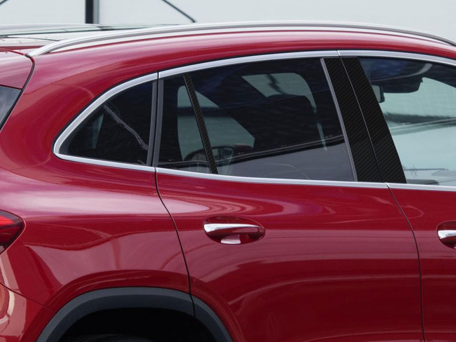 mercedes-benz gla-class 2015-2020 Carbon Fiber Pillar Cover Diagram