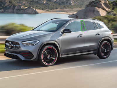 mercedes-benz gla-class 2021-2024 Pillar Post Trim Installation Location