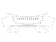 gla-class Avery Dennison Clear Bra Door Cup Precut PPF Diagram