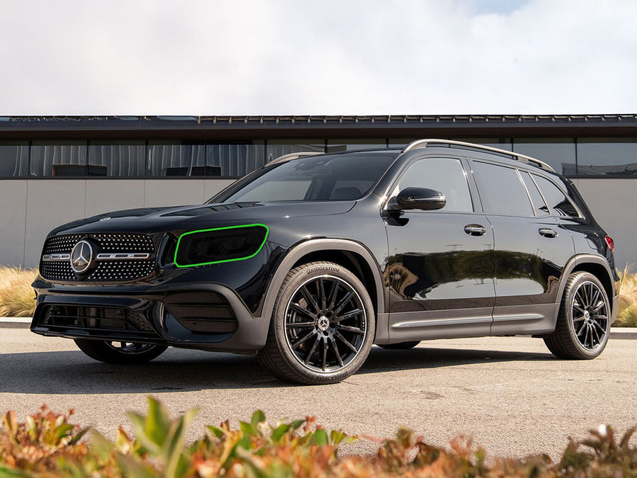 mercedes-benz glb-class 2020-2024 Headlight Tint Location