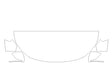 glb-class 3M Clear Bra Hood Precut PPF Diagram
