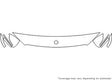 glc-class 3M Clear Bra Hood Precut PPF Diagram