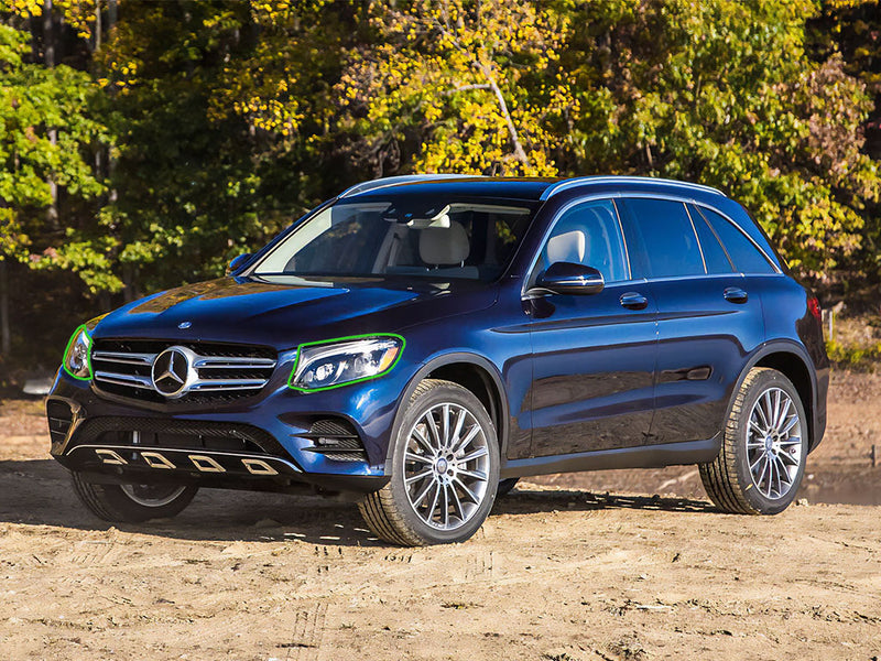 mercedes-benz glc-class 2016-2019 Headlight Protection Installation Location