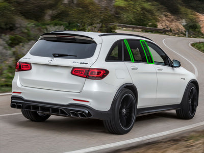 mercedes-benz glc-class 2016-2022 Pillar Post Trim Installation Location