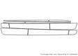 glc-class 3M Clear Bra Door Cup Precut PPF Diagram