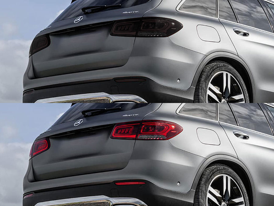 glc-class Before and After Smoked Taillights