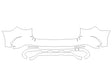 glc-class Avery Dennison Clear Bra Bumper Precut PPF Diagram