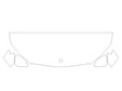 glc-class 3M Clear Bra Hood Precut PPF Diagram