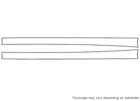 gle-class 3M Clear Bra Door Cup Precut PPF Diagram