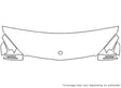 gle-class 3M Clear Bra Hood Precut PPF Diagram