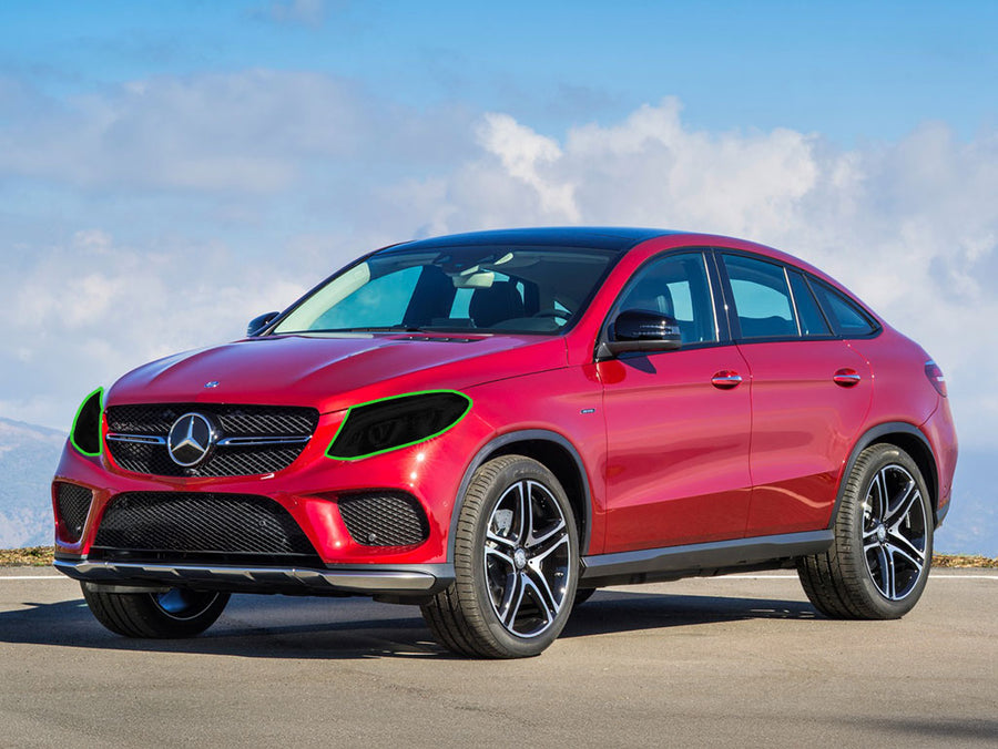mercedes-benz gle-class 2016-2019 Headlight Tint Location