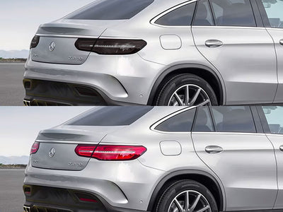 gle-class (suv) Before and After Smoked Taillights