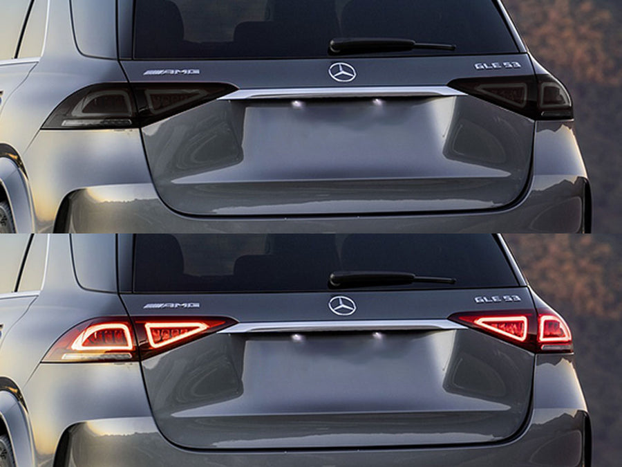 gle-class (suv) Before and After Smoked Taillights
