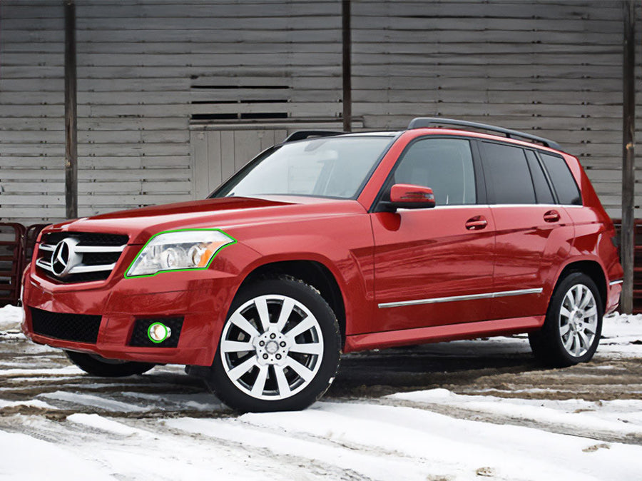 mercedes-benz glk-class 2010-2012 Headlight Protection Installation Location