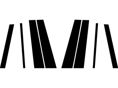 mercedes-benz glk-class 2010-2015 Camo Pillar Trim Diagram