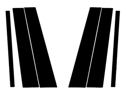 mercedes-benz gls-class 2020-2024 Camo Pillar Trim Diagram
