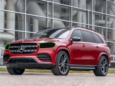 mercedes-benz gls-class 2020-2023 Headlight Tint Location