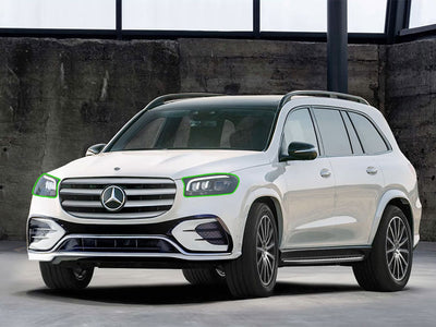 mercedes-benz gls-class 2024-2024 (2500 / 3500) Headlight Protection Installation Location
